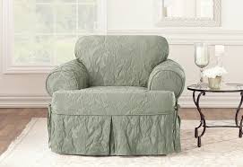 Matelasse Damask One Piece Chair Slipcover Relaxed Fit Machine Washable In 2020 Slipcovers For Chairs Slipcovers Chair Cushions