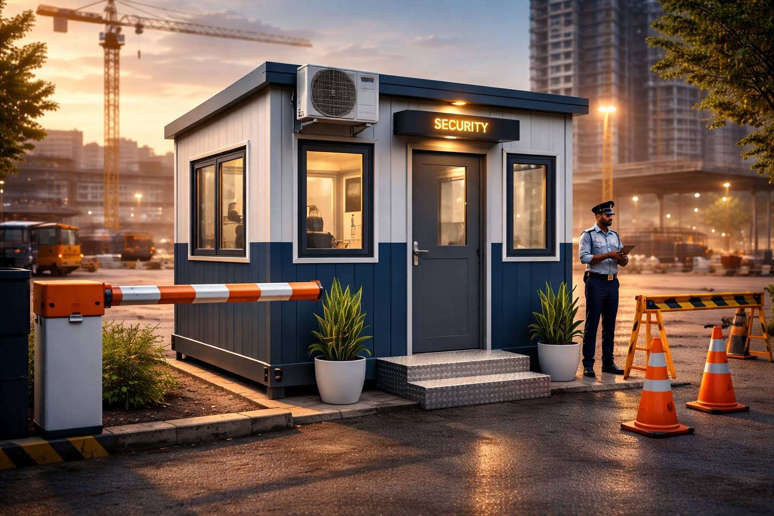 10 Feet Security Guard Cabin product image