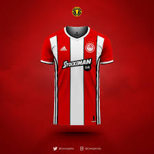 Puma trikot von olympiakos piräus. Olympiakos Football Shirt