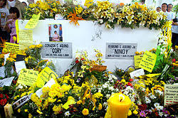 Maria corazon sumulong cojuangco aquino or just cory aquino was born on january 25, 1933. Corazon Aquino Wikipedia