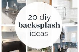 The backsplash relies on the house's walls. 20 Must See Diy Kitchen Backsplash Ideas