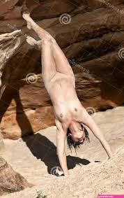 Hot Handstand Nipple Slips on Adult Sites