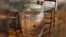 Old Wine Barrels Furniture Ideas - YouTube