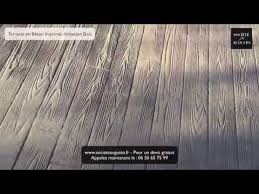 Terrasse En Beton Imprime Imitation Bois Les Etapes De Realisation D Une Terrasse En Beton Imprime Yout Terrasse Beton Beton Imprime Terrasse Beton Imprime