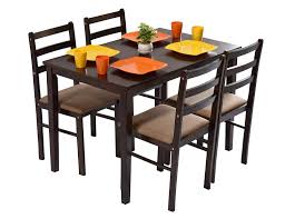 Insignia 4 Seater Dining Table Set Rubber Wood Dark Walnut Techlaunches Codindia Buyatwebsite 3daysdel Dining Table Setting 4 Seater Dining Table Table