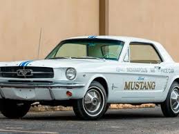 Image result for Pace Car White 1964 Mustang