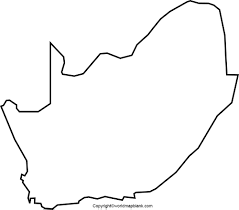 Teachers can test their students' knowledge of african geography by using the numbered. Printable Blank Map Of South Africa Outline Transparent Png Map