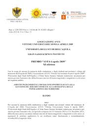 PREMIO &ldquo;AVUS 6 aprile 2009&rdquo; XI edizione