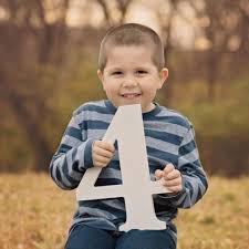4th Birthday Photoshoot Ideas For 4 Year Old Boy 4 Sign Wooden Number Children S Photo Prop Four 4th Birthday Pictures Kids Photo Props Birthday Photos
