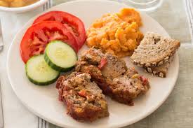 How long you cook meatloaf depends on the size of the loaf and the type of protein you use. Glazed Meatloaf Myplate