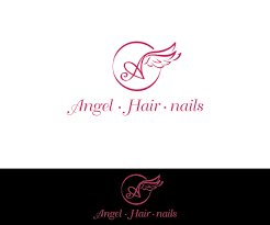 Our staff is highly trained in all hair types and a wide range of techniques. Ernst Elegant Beauty Salon Logo Design Fur Angels Hair Nails Angels Hair Nails Von Isnah Logo Design 18532842