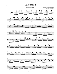 Cello Suite No 1 In G Major Sheet Music Pdf Bach Cello Suite No 1 Prelude For Bass Guitar Cello Sheet Music Sheet Music Cello Music