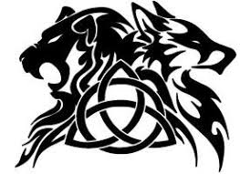 Night Strike Dark Ombre Tribal Wolf Tattoo Tribal Tattoos Tribal Lion