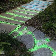 Glow In The Dark Garden Pebbles Outdoor Backyard Backyard Landscaping