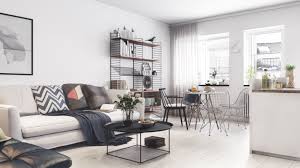 Scandinavian Apartment Ready To Render By Reflstudio You Can Buy This 3d Model Fo Living Room Scandinavian Scandinavian Apartment Living Room Interior