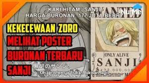 Wanted poster maker aplikasi di google play. One Piece Sub Indo Reaksi Zoro Melihat Poster Buronan Terbaru Sanji Youtube