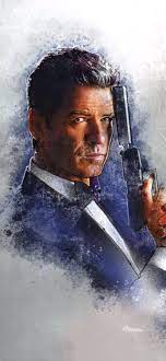 The actor has been quoted saying art was his first love. Pierce Brosnan As James Bond