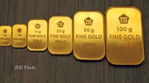 0.5 gram 1 gram 2 grams 3 grams 5 grams 10 grams 25 grams 50. Harga Emas Antam Hari Ini Turun Rp5 000 Gram