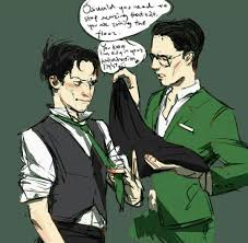 The penguin later used the stolen paintings as proof of his underworld acumen to a local mob boss, who allowed him to he urges the riddler to avoid crime, as their new shady but legal lifestyle is more lucrative. The Riddler Fanart Dc Dccomics Theriddler Gotham Villains Gotham City Gotham Series