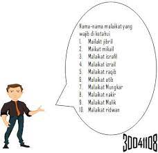 √ 10 nama malaikat dan tugasnya lengkap dengan penjelasan oleh fsantuy 12 jul, 2020 posting komentar iman kepada malaikat allah: Sebutkan Sepuluh Malaikat Beserta Tugas Tugasnya Brainly Co Id