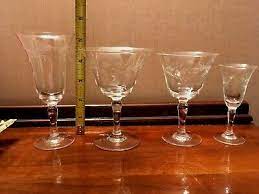 Free delivery and returns on ebay plus items for plus members. Stemware Vintage Etched Crystal Stemware Vatican