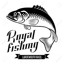 Download Largemouth Bass Fish Vector Illustration Royal Fishing Calligraphy Royalty Free Cliparts Vectors And Stock Illustration Image 62618910