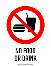 Order within 00 hrs 00 mins. Printable No Food Or Drink Sign Free Printable Signs
