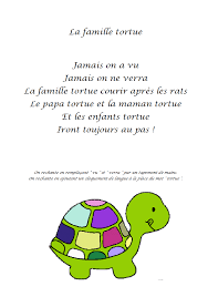 Comptine La Famille Tortue Paroles Illustrees De La Comptine La Famille Tortue La Famille Tortue Comptine La Famille Tortue Comptines