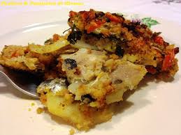 Torta di albumi e con solo albumi…ho preparato la crema pasticcera e mi sono avanzati degli albumi, non sapevo davvero cosa farci e come poterli utilizzare.il tempo per fare le meringhe era troppo poco, non che siano lunghe da fare, tutt'altro, è che cuociono in tanto tempo e io dovevo uscire. Tortino Di Alici E Patate Fresco Pesce