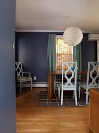 This gorgeous dining table set is reminiscent of timeless missionary style and adds a classy, contemporary touch to any kitchen area or dining room. A New Dark Dining Room Little Victorian