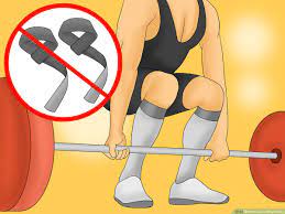 Thread the ends of the straps through the loops. 3 Ways To Use Lifting Straps Wikihow Fitness