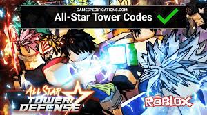 All star tower defense is, as the name suggests, a tower defense type game but instead of your regular turret and guns, they are anime based characters. Roblox All Star Tower Defence Codes Wiki Archives Game Specifications