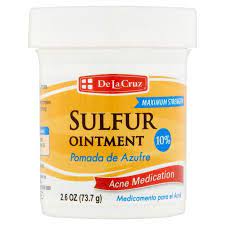 Check spelling or type a new query. De La Cruz 10 Sulfur Ointment Acne Medication Allergy Tested No Preservatives Fragrances Or Dyes 2 6 Oz Walmart Com Sulphur Ointment Acne Medications Acne Treatment