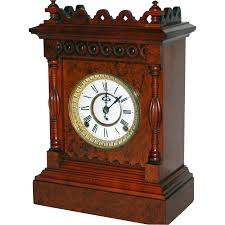 Antique American F Kroeber Clock Co Mantel Clock Clock Mantel Clock Antiques