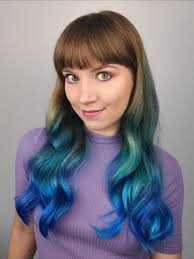 You can also leave conditioner on your hair for a long period of time too, 30 minutes is good and comb it through really well. Created This With 3 Colors From Directions Lagoon Blue Midnight Blue And Violet It Took So Long But Came Out Pretty Nice Hairdye