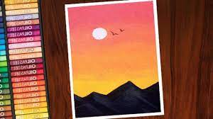 Easy And Simple Oil Pastel Sunset Drawing For Beginners Step By Step Tutorial Art O Clock Youtube Come on, start to draw your first oil pastel painting right now! easy and simple oil pastel sunset drawing for beginners step by step tutorial art o clock