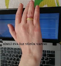 Simli Eva Ile Yuzuk Yapimi Yuzuk Taki