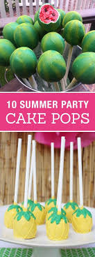 Chocolate summer desserts for a crowd recipes at epicurious.com. Diy Party Food 10 Creative Cake Pops For A Summer Party Cute Birthday Or Pool Party Desserts Diypick Com Your Daily Source Of Diy Ideas Craft Projects And Life Hacks