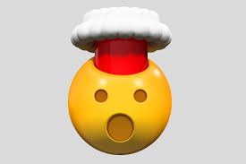 It may appear differently on other platforms. Valentin 3d Emoji Exploding Head Cgtrader
