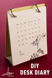 Diy Tischkalender Sistermag Kalender Basteln Kalender Selber Basteln Tischkalender