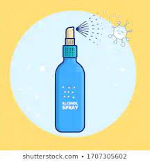 Hand Sanitizer Spray Liquid Alcohol Spray Stock Vector Royalty Free 1707305602 Hand Sanitizer Spray Sanitizer