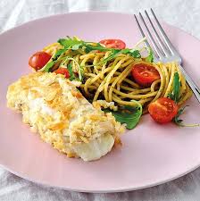 Poulet Farci A La Milanaise Et Spaghettis Sauce Tomate Basilic Recept Tomaten Kerstomaat Koken