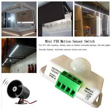 ··· human motion detector with high quality and good price for home security system. Samxu Pir Infrared Motion Sensor Detector Dc 12v 24v Strip Light Motion Sensor Switch Pir Human Body Motion Sensor Detector Inductor Switch For Cupboard Cabinet Kitchen Stairs 2 Pack Amazon Com Industrial Scientific