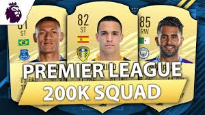 Predictions, date, team 1, card design revealed, loading screen, sbc, objectives and everything you need to know about the next fut promo. Overpowered 200k Premier League Squad Builder Fifa 21 Youtube