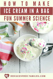 Grab our delicious ice cream today! How To Make Ice Cream In A Bag A Delicious Stem Activity