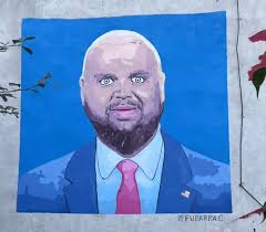 A mural of JD Vance in Philly 🤭🚨