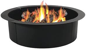 Solid cooking grate provides durability and longevity and swivels out of the way when not in use. Outdoor Heating Cooking Eating 28 Outdoor Steel Fire Pit Ring Round Solid Surround Insert Heavy Duty Liner Fire Pits