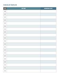Free Google Docs And Spreadsheet Templates Smartsheet Spreadsheet Template Checklist Template Book Template