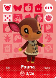 Fauna Animal Crossing Cards Series 1 Amiibo Card Amiibo Life The Unofficial Ami Animal Crossing Amiibo Cards Animal Crossing Characters Animal Crossing