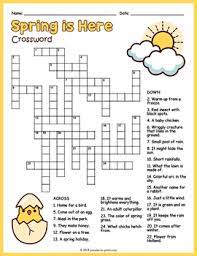 Feel free to share the puzzles but not sell them. No Prep Spring Activity Crossword Puzzle Worksheet By Puzzles To Print
